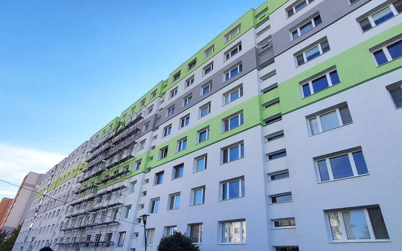 Obnova bytového domu Bratislava Devínska Nová Ves
