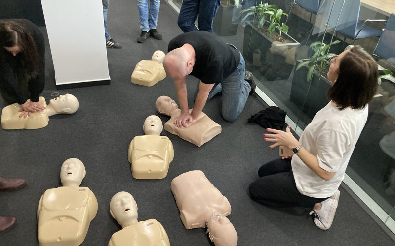 Nácvik masáže srdca