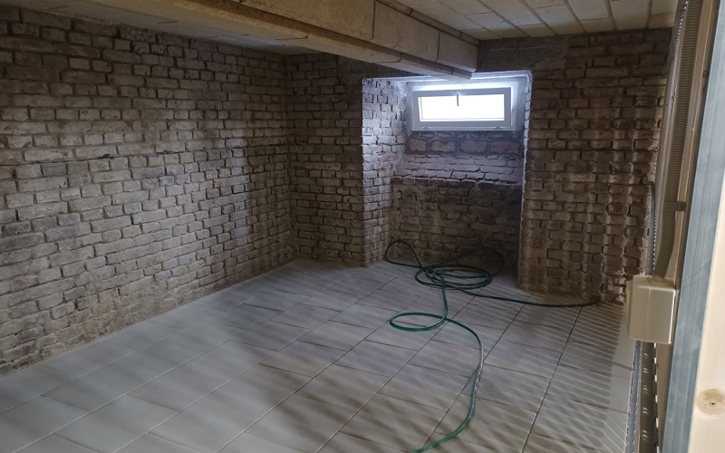 Suterén bytového domu po obnove